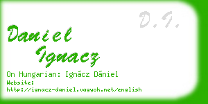 daniel ignacz business card